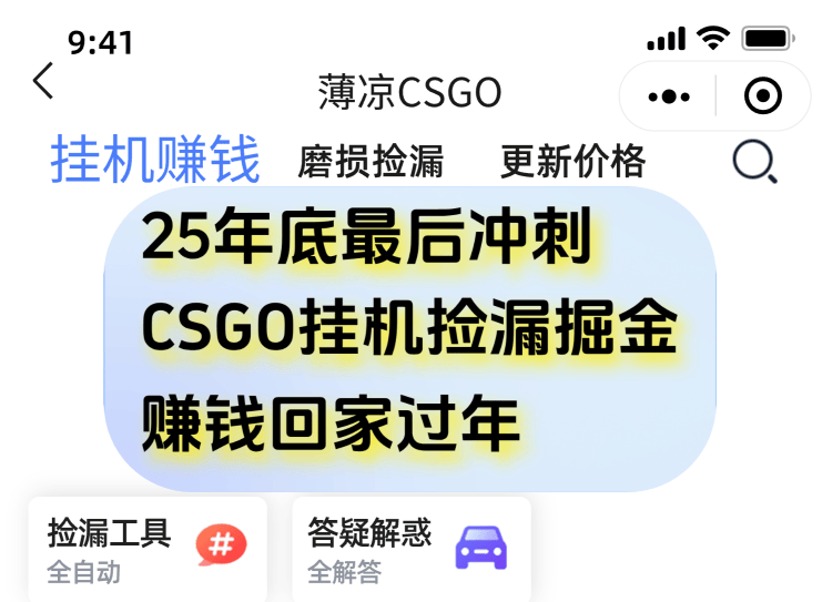 用CSGO游戏挂机捡漏掘金赚钱掘金,一部手机轻松日入500+-新时光资源网
