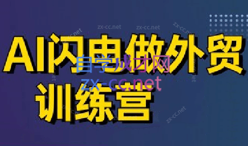 大卫·AI闪电做外贸训练营(更新7月)-新时光资源网