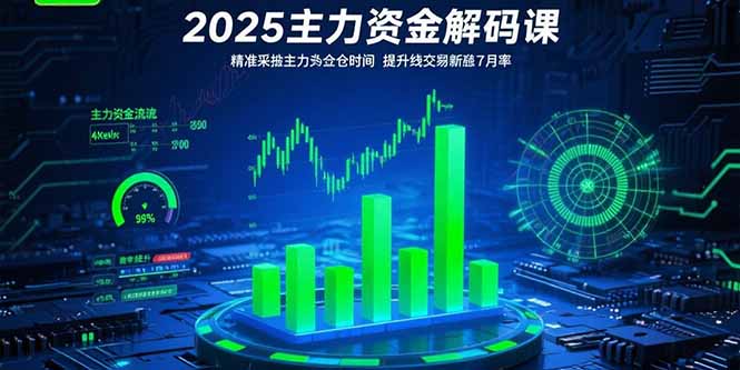 2025主力资金解码课：精准捕捉主力建仓时机，提升短线交易胜率(更新7月-新时光资源网