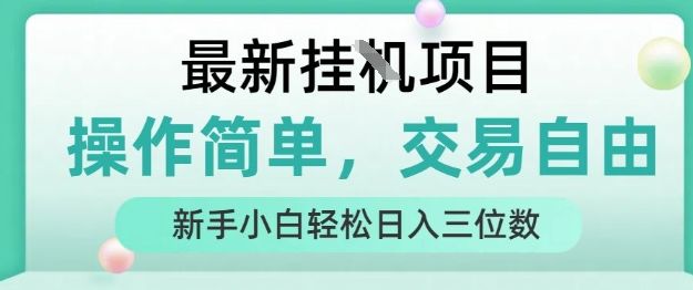 最新挂G项目，人人可上手，操作简单， 每天24小时自动运行轻松日入三位数【揭秘】-新时光资源网