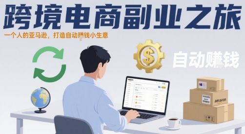 跨境电商副业之旅，一个人的亚马逊，打造自动賺钱小生意-新时光资源网