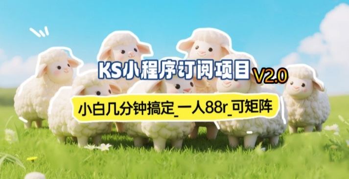 【新一期】小程序订阅_小白几分钟70-80r,可矩阵(已测到账)-新时光资源网