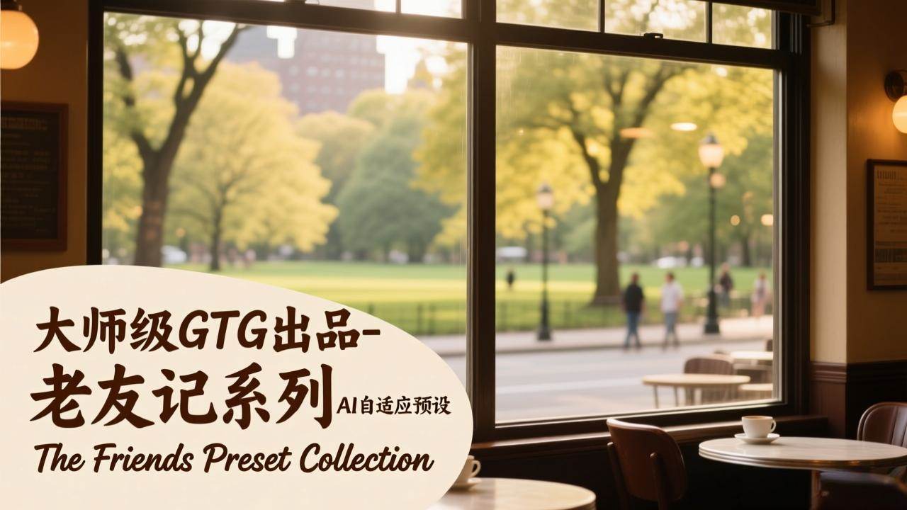 大师级GTG出品-老友记系列AI自适应预设The Friends Preset Collection-新时光资源网