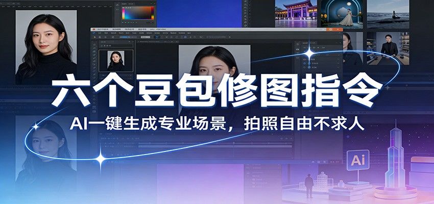 六个豆包修图指令：AI 一键生成专业场景，拍照自由不求人-新时光资源网