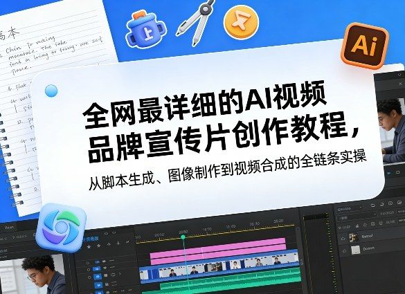全网最详细的AI视频品牌宣传片创作教程，从脚本生成、图像制作到视频合成的全链条实操-新时光资源网