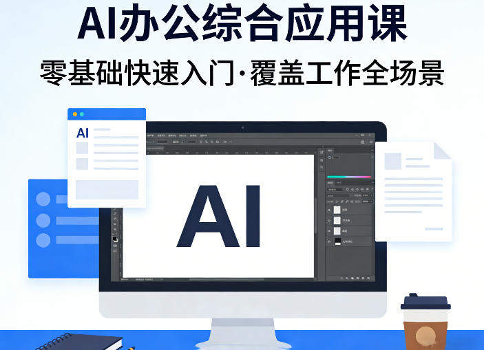 AI办公综合应用课，零基础快速入门，覆盖了工作中各种应用场景-新时光资源网