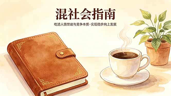 付费文章：混社会指南，吃透人情世故与竞争本质，实现稳步向上发展-新时光资源网