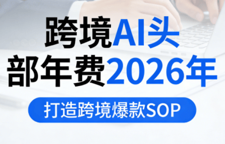 跨境AI头部年费2026年，打造跨境爆款SOP(更新5月)-新时光资源网