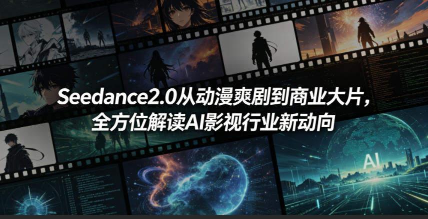 Seedance2.0从动漫爽剧到商业大片，全方位解读AI影视行业新动向-新时光资源网