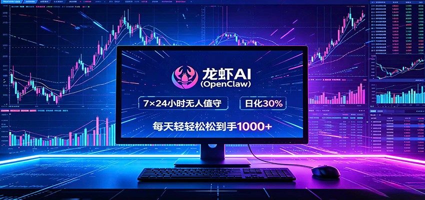 龙虾AI(OpenClaw)全自动挂机,智能操控电脑高效执行任务,每天轻松到手四位数-新时光资源网