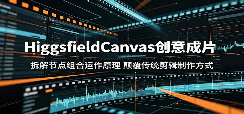 HiggsfieldCanvas创意成片:拆解节点组合运作原理,颠覆传统剪辑制作方式-新时光资源网