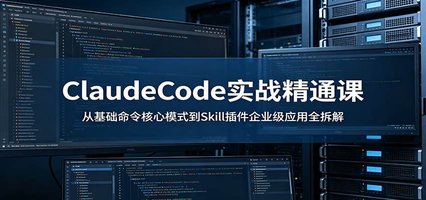 ClaudeCode实战精通课：从基础命令核心模式到Skill插件企业级应用全拆解-新时光资源网