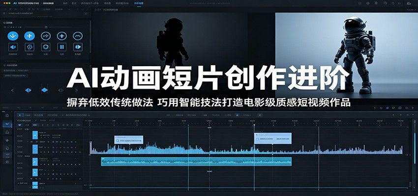 AI动画短片创作进阶:摒弃低效传统做法,巧用智能技法打造电影级质感短视频作品-新时光资源网