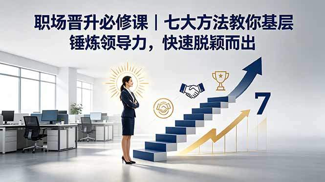 付费文章:职场晋升必修课|七大方法教你基层锤炼领导力,快速脱颖而出-新时光资源网