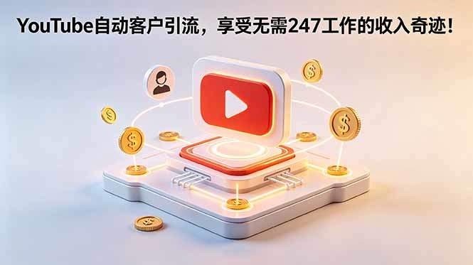 YouTube 自动客户引流，享受无需 247 工作的收入奇迹！【原创双语字幕】-新时光资源网