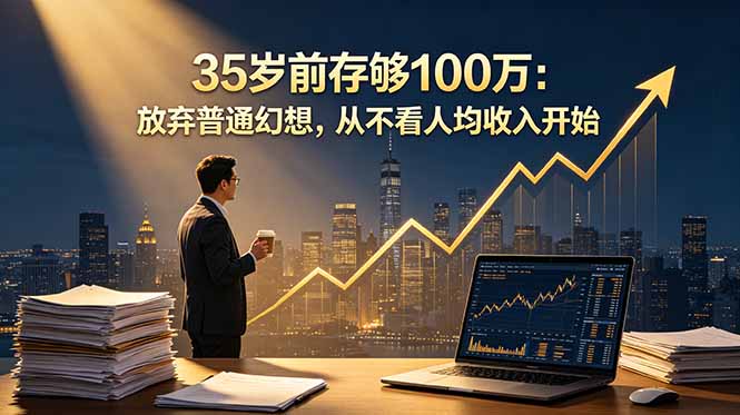 35岁前存够100万:放弃普通幻想,从不看人均收入开始-新时光资源网