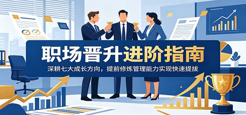 职场晋升进阶指南：深耕七大成长方向，提前修炼管理能力实现快速提拔-新时光资源网