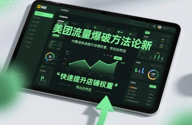 美团流量爆破方法论,付费流快速提升店铺权重,带动自然流-新时光资源网