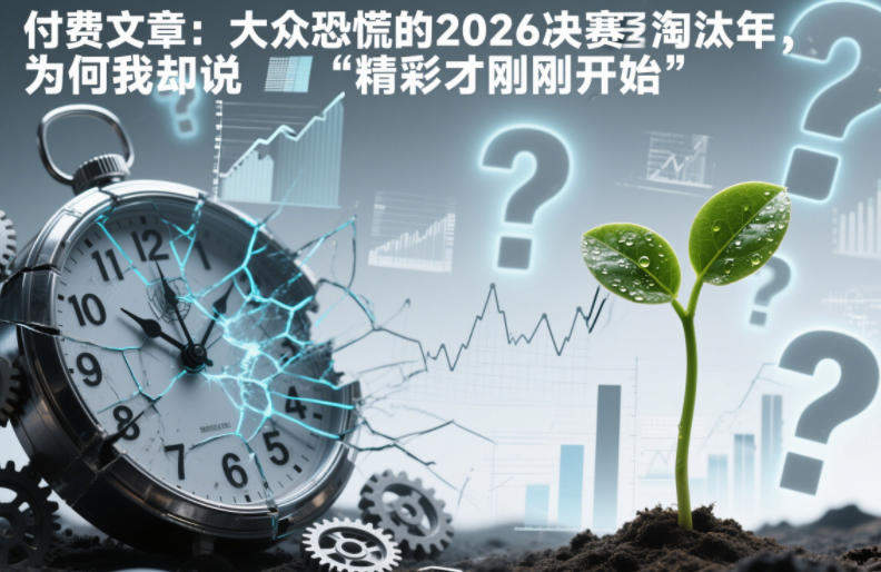 付费文章：大众恐慌的2026决赛淘汰年，为何我却说“精彩才刚刚开始”？-新时光资源网