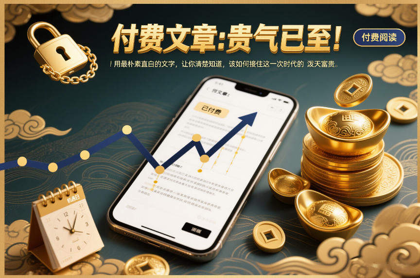 付费文章：贵气已至！用最朴素直白的文字，让你清楚知道，该如何接住这一次时代的泼天富贵-新时光资源网