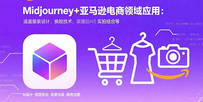 Midjourney+电商领域商业应用：涵盖服装设计、换脸技术、实拍结合等-新时光资源网