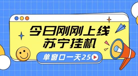 苏宁全自动采集挂G项目 稳定可批量 单窗口收益30+ 附教程【揭秘】-新时光资源网