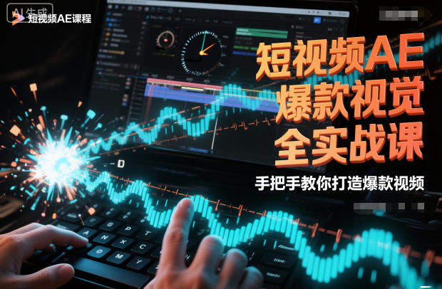 短视频AE爆款视觉全实战课，手把手教你打造爆款视频-新时光资源网