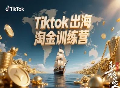 Tiktok出海淘金训练营，跨境电商TK实战变现-新时光资源网