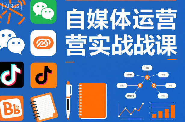 自媒体运营实战课，掌握一套系统的自媒体运营底层方法论，成为优秀的内容创作者-新时光资源网
