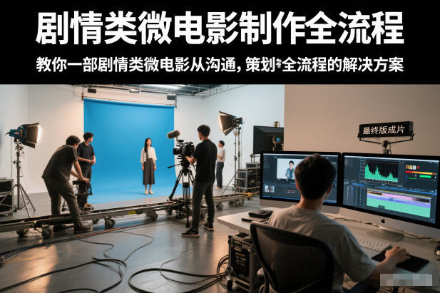 剧情类微电影制作全流程，教你一部剧情类微电影从沟通，策划到拍摄制作全流程的解决方案-新时光资源网