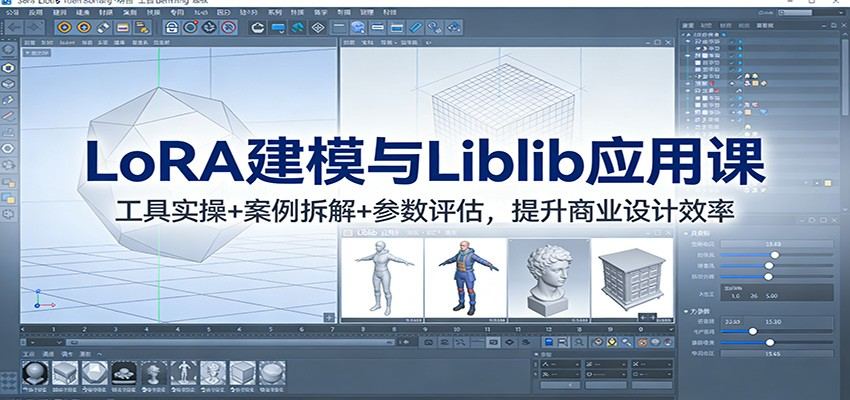 LoRA建模与Liblib应用课:工具实操+案例拆解+参数评估,提升商业设计效率-新时光资源网