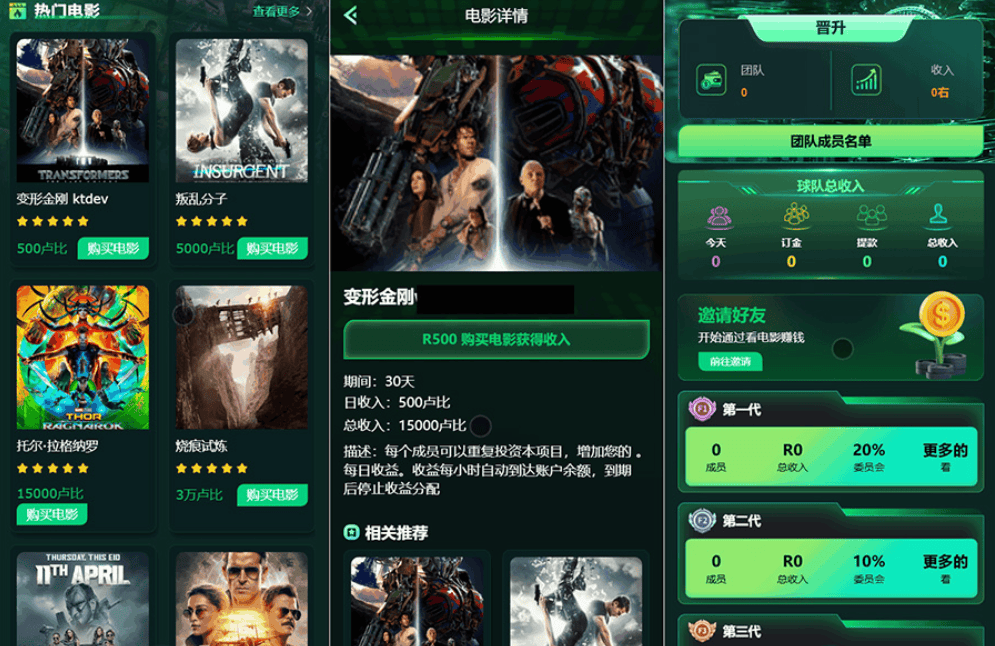 Flickiri Fun海外电影投资理财源码 电影投资正规平台 影视理财类源码-新时光资源网