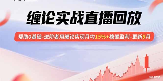 缠论实战直播回放：帮助0基础-进阶者用缠论实现月均15%+稳健盈利-更新9月-新时光资源网