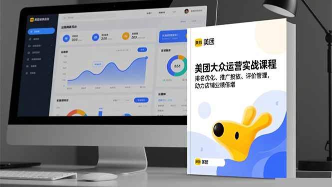 美团大众运营实战课程,排名优化、推广投放、评价管理,助力店铺业绩倍增-新时光资源网