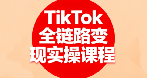 小杨老师·TikTok全链路变现实操课程-新时光资源网