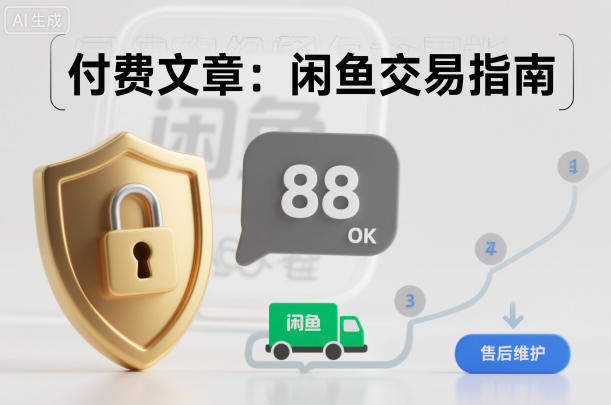 付费文章：闲鱼交易指南，怎么才能降低被坑被马扁的概率-新时光资源网