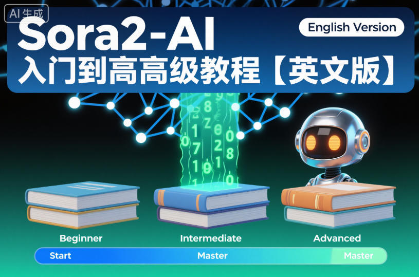 Sora2-AI入门到高级教程【英文版】-新时光资源网