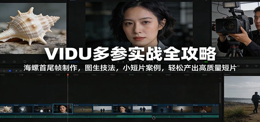 VIDU多参实战全攻略：海螺首尾帧制作，图生技法，小短片案例，轻松产出高质量短片-新时光资源网