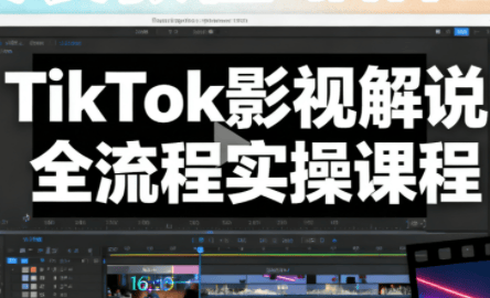 凌帧·TikTok影视解说全流程实操-新时光资源网