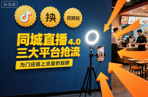 同城直播实操班4.0，三大平台抢流，为门店插上流量的翅膀-新时光资源网