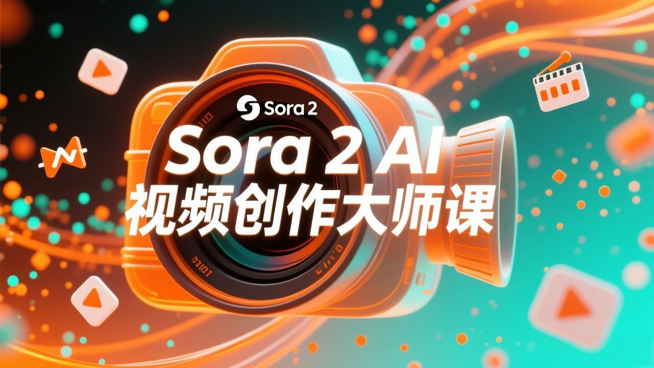 如何利用Sora 2创建流行AI人工智能视频大师班教程：掌握创作全流程，产出百万播放内容-新时光资源网
