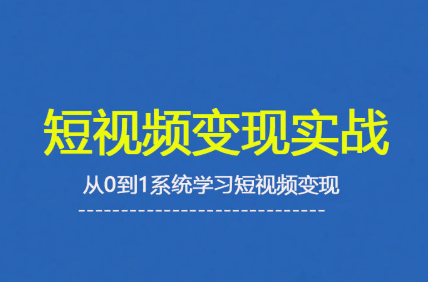 杨磊老师·2025短视频变现实战课-新时光资源网