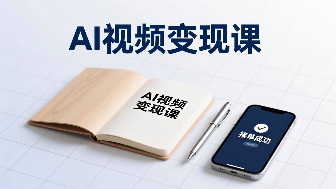 AI视频变现课,学完即可创作短片、接商单,实现副业增收,单项目报价可达千元-新时光资源网