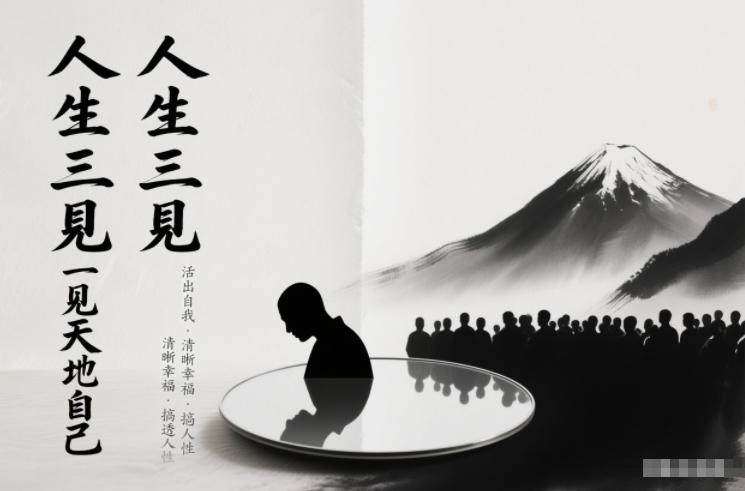 人生三见一见天地见众生见自己，活出自我拥有清晰幸福人生，搞透人性-新时光资源网
