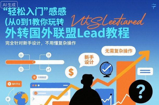 国外联盟賺美刀项目，从0到1教你玩转国外联盟Lead教程，纯新手可操作性100%-新时光资源网