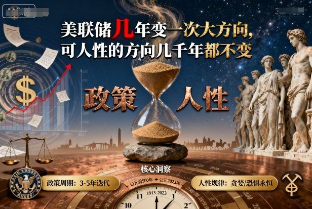 付费文章：美联储几年变一次大方向，可人性的方向几千年都不变-新时光资源网