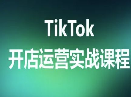 TikTok开店运营实战课程，TK跨境电商实操全流程-新时光资源网