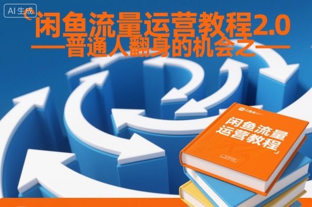 闲鱼流量运营教程2.0——普通人翻身的机会之一-新时光资源网